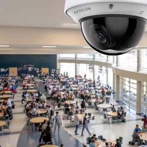 Photo of school security camera